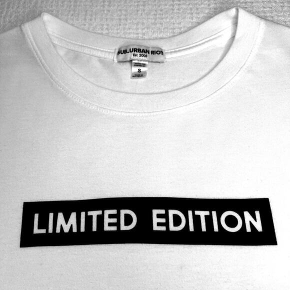 Sub_Urban Riot White Shirt Small S - Limited Edition - Short Sleeve Graphic Tee - Picture 3 of 5